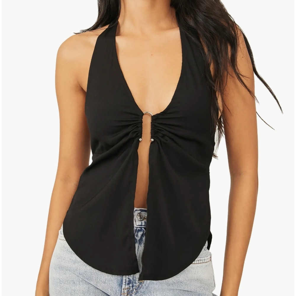 New FREE PEOPLE HALTER SZ M/LG